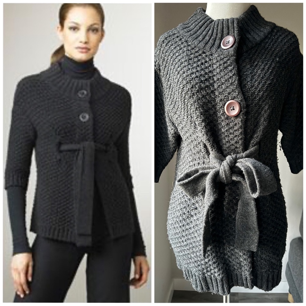Vince Chunky Tie Cashmere/Wool Cardigan